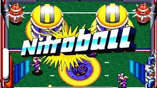 Nitro Ball - Classic Arcade Run 'N Gun Shooter (Data East 1992)