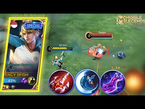 CLINT VS BEATRIX !! GAMPANG BANGET MUSUH NYA SAMPE PADA BRONZE SEMUA - MLBB