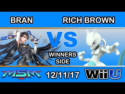 MSM 125 - Bran (Bayonetta) Vs. Rich Brown (Mewtwo) Winners Side