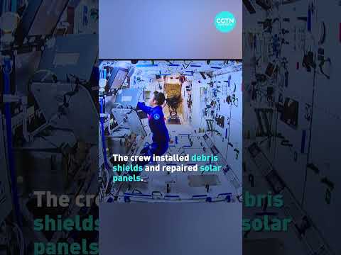 China's Shenzhou-23 crew completes first spacewalk