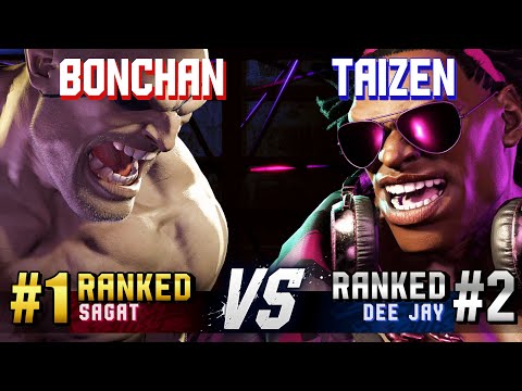SF6 ▰ BONCHAN (#1 Ranked Sagat) vs TAIZEN (#2 Ranked Dee Jay) ▰ High Level Gameplay