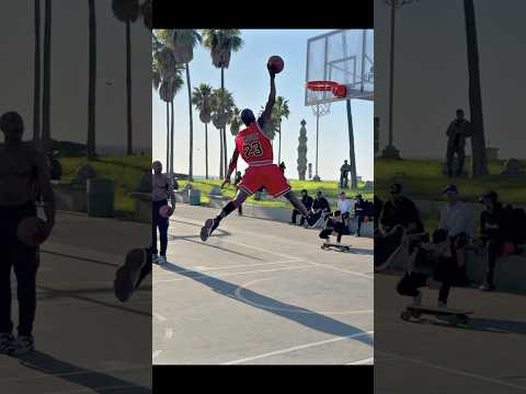 Michael Jordan LOGO DUNK in Real Life at Venice Beach
