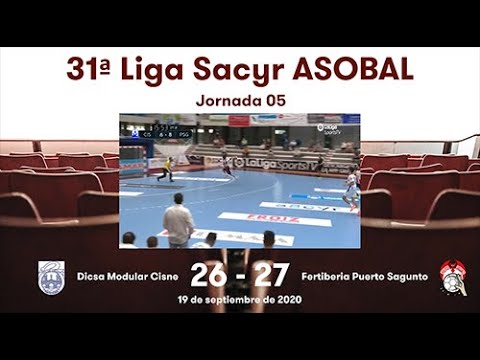 31ª Liga Sacyr ASOBAL J05: Dicsa Modular Cisne - Fertiberia Puerto Sagunto 26-27