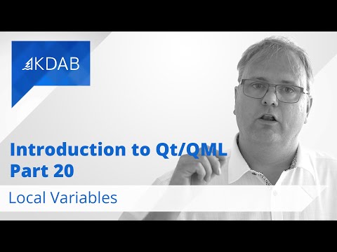 Introduction to Qt / QML (Part 20) - Local Variables