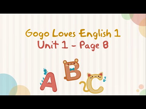 PRE STARTERS 2 | UNIT 1 | PAGE 8