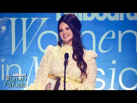 Lana Del Rey Accepts the Visionary Award At Billboard's Women In Music Awards