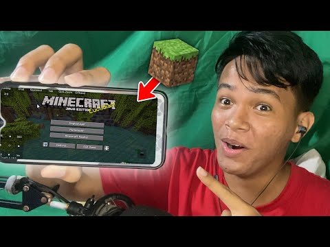 WetzkieGamer - Playing Minecraft Java Edition on MOBILE! (Tagalog)