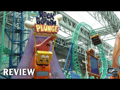 Video review of SpongeBob SquarePants Rock Bottom Plunge by Coaster Studios