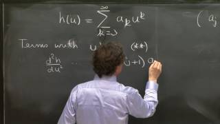 Recursion relation for the solution