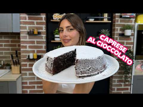 Torta CAPRESE: senza farina, super UMIDA e piena di CIOCCOLATO!