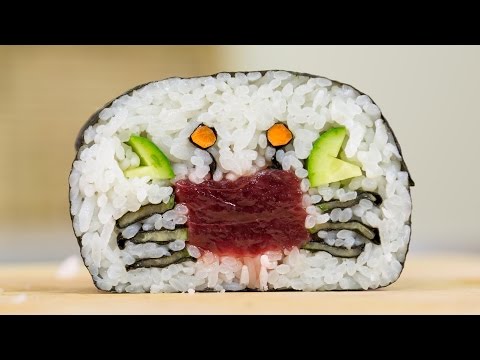 How to Make a Crab Sushi Roll Video