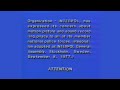 WBHE WDSHE 2012 Warning Scroll 1982 Present Widescreen 60fps