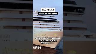 Roteiros variados, paisagens lindas e uma experiência equilibrada 🚢 #msccruzeiros #viagem #ferias