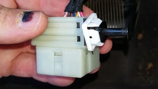 How to replace a stoplight/brake-light switch in a Jeep Cherokee (XJ). Fix constant, or no, lights.