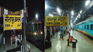 Sitapur To Kanpur Train Full Journey By Sitapur - Mumbai Super Fast Express