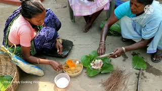 Chicken Recipe By Old Traditional Process — Grandma Enjoys With Rice Beer