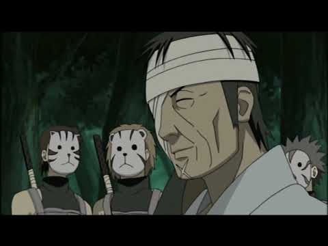 Danzo getting detained by Anbu Black Ops