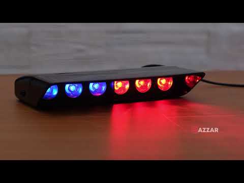 LED-стробоскоп KING S9, красно-синие, 12 В, 1 шт. - фото 1 - id-p1906546247