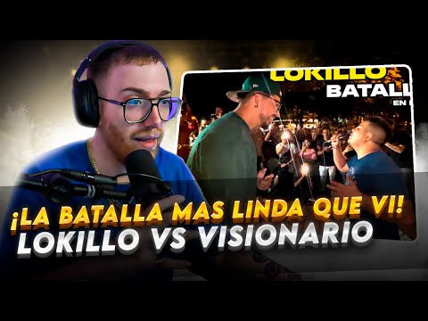 ¡LA BATALLA DE FREESTYLE MÁS LINDA QUE HE VISTO EN MI VIDA! | LOKILLO VS VISIONARIO