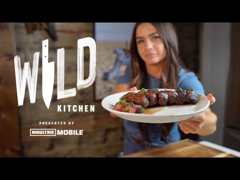 Venison Backstrap with Honey Bourbon Sauce