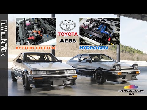 Thumbnail for Toyota AE86 BEV and Hydrogen Restomod Concept EVs – Driving and Making of | Tokyo Auto Salon 2023 by Toyota AE86, Toyota, Toyota AE, Toyota LQ Concept, PHEV, Lexus, Toyota Mirai, Car, Vehicle