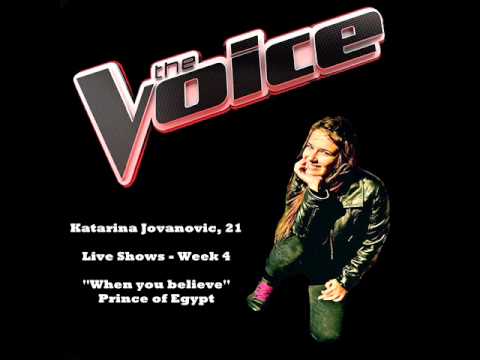 The Voice Live Shows Week 4 Katarina Jovanovic When you believe