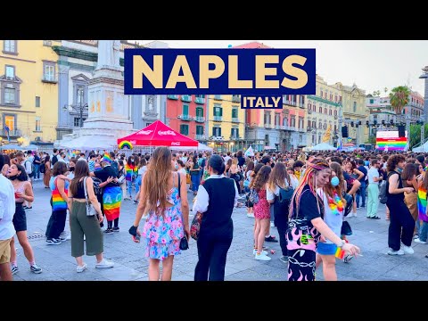 Naples, Italy 🇮🇹 - Summer Walk - 4K-HDR Walking Tour (▶155min)