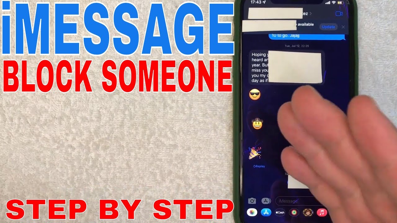How to block a person on iMessage?