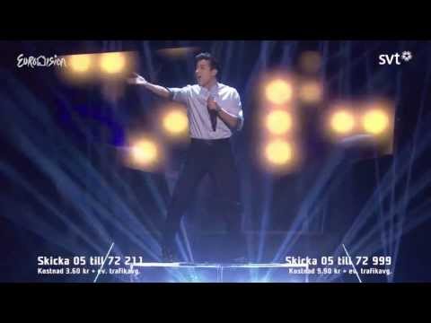 Bedroom, Alvaro Estrella, Semi Final 1, Melodifestivalen 2014