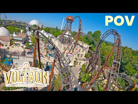 Voltron Front Row POV Europa Park New for 2024 Insane Mack Rides Stryker Coaster