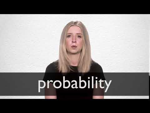 PROBABILITY definition and meaning | Collins English Dictionary