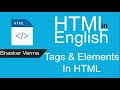 HTML tutorial for beginners in English #3 | HTML Tags and Elements