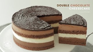 노젤라틴! 더블 초콜릿 치즈케이크 만들기 : No-Gelatin Double Chocolate Cheesecake Recipe : チョコレートチーズケーキ | Cooking tree