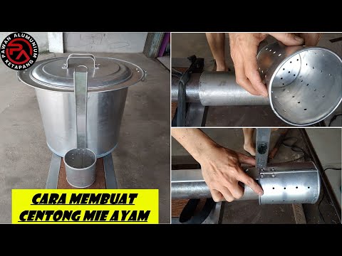 Cara Membuat Centong Mie Ayam | Centong Mie Ayam Pangsit