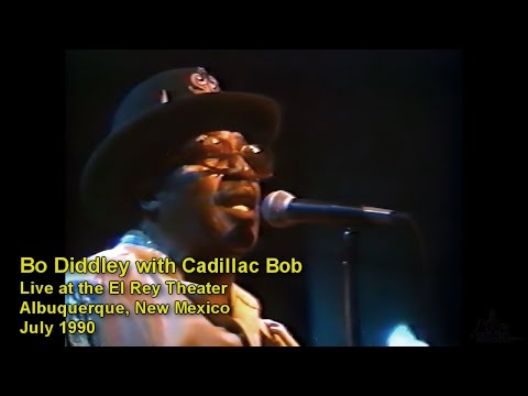 Bo Diddley at the Historic El Rey Theater in Albuquerque - July 1990