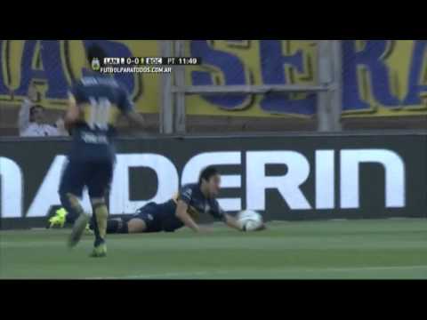 Gol de Lodeiro. Lanús 0 - Boca 1. Semifinales. Copa Argentina 2015. FPT.