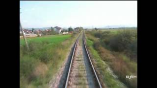 preview picture of video 'Train: Trenčín - Chynorany, in driver cab. video 6'