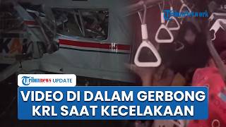 Rekaman Situasi Dalam Gerbong Perempuan KRL saat Kecelakaan KA Argo Bromo, Tangis Rintih Kesakitan