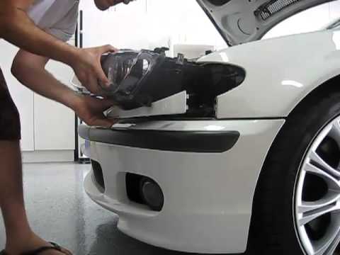 E46 Sedan Headlight Install/Removal