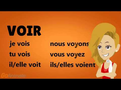 French with Adél - verbe VOIR