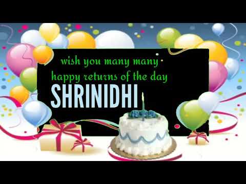 SHRINIDHI Birthday