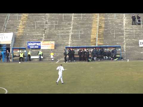 ZTE - Haladás 1-1. Kenesei 11-es gólja. 2011. február 26.