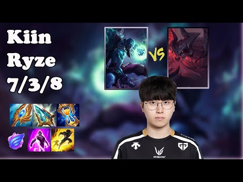🔥 Kiin Ryze Top | Korea Challenger Solo Queue | Patch 25.08 | League of Legends 🔥