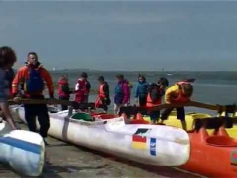 Les prés salés en pirogue