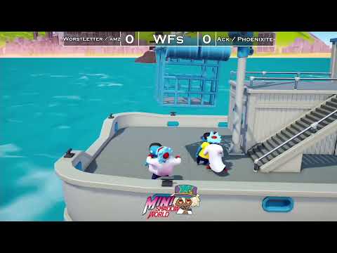 Phoenix Requiem vs Cursetyl & Wesley - Gang Beasts Losers Quarters - Shadow World MINI