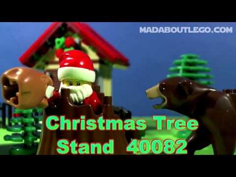 Vidéo LEGO Saisonnier 40082 : Stand de sapins de Noël