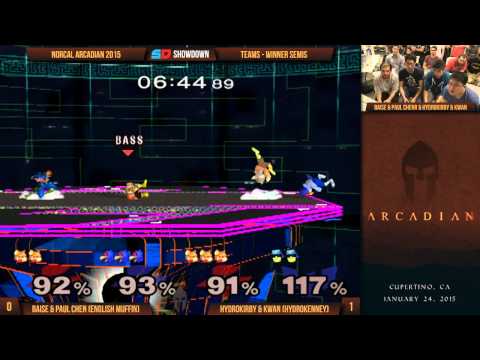 NorCal Arcadian 2015 - Teams - Winner Semis: Baise & Paul Chen vs HydroKirby & Kwan