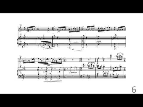 Mouvement de Sonate pour hautbois et piano