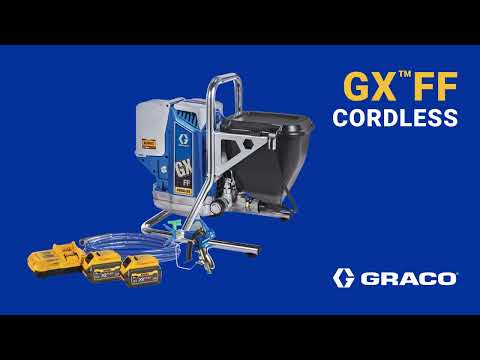 Introducing the NEW Graco GX FF cordless fine finish sprayer