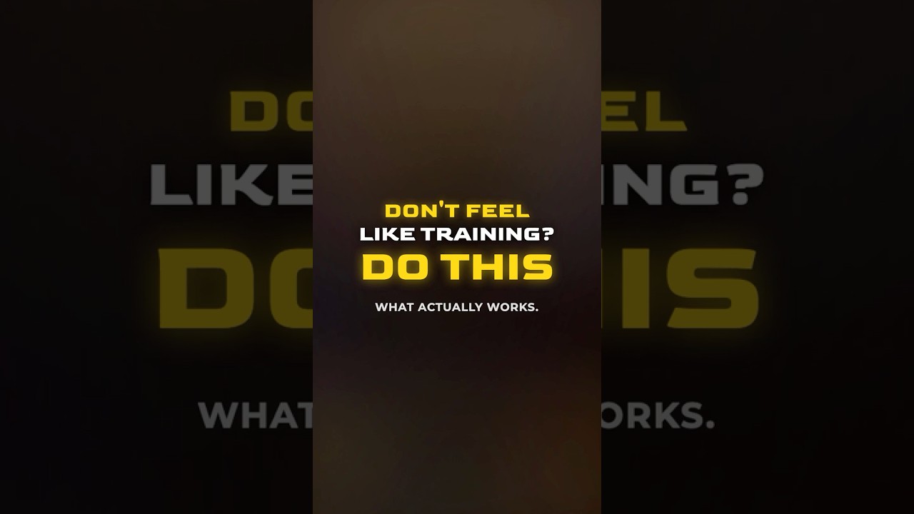 Training When You Don't Feel Like It: What Actually Works | Video Guide